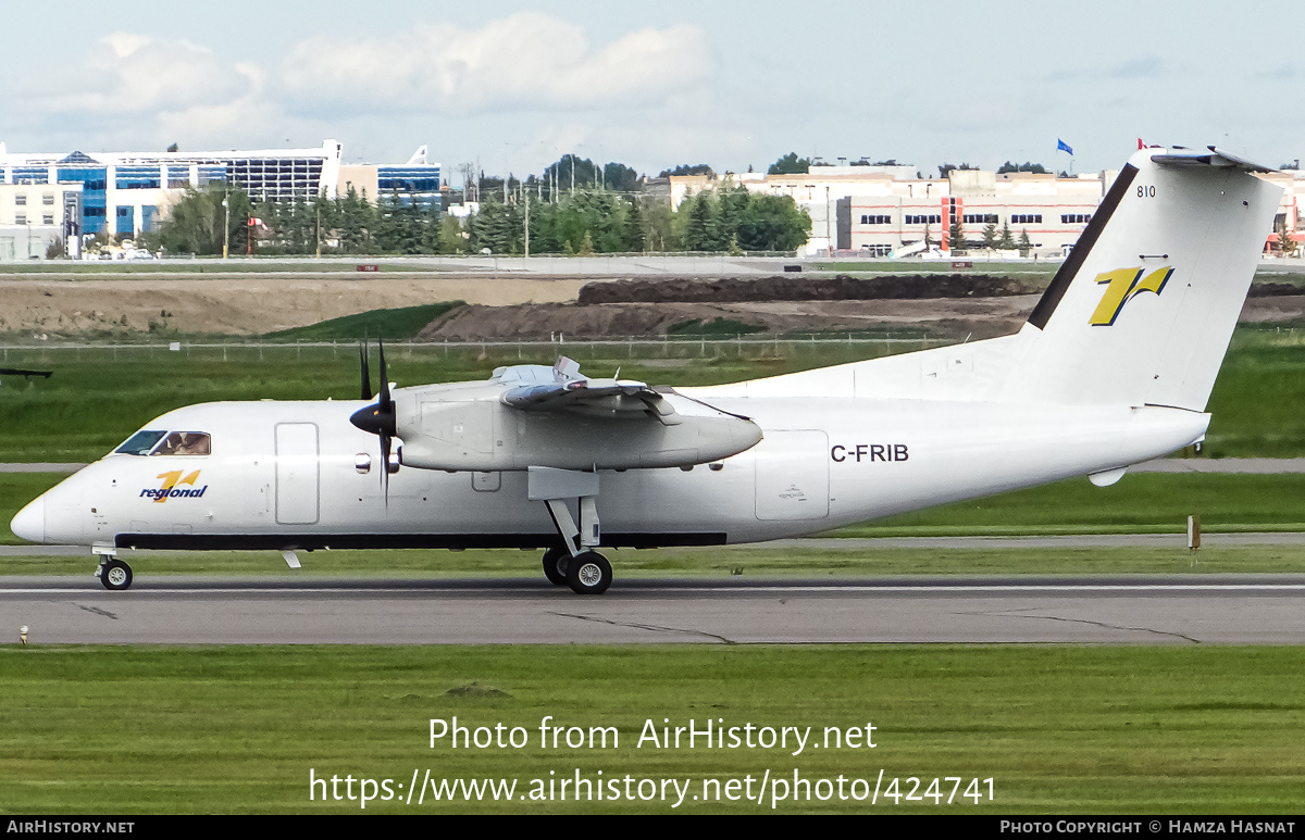 Aircraft Photo of C-FRIB | De Havilland Canada DHC-8-102 Dash 8 | Regional 1 Airlines | AirHistory.net #424741