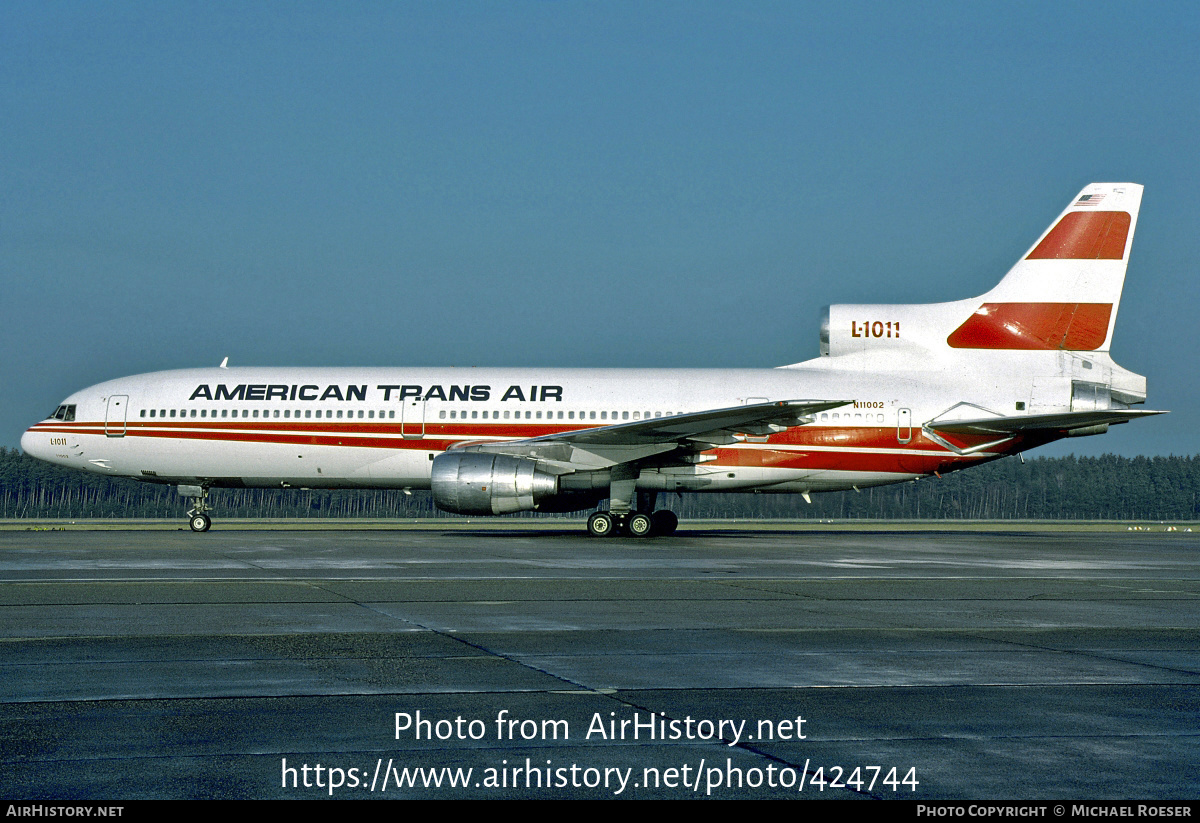 Aircraft Photo of N11002 | Lockheed L-1011-385-1 TriStar 1 | American Trans Air - ATA | AirHistory.net #424744