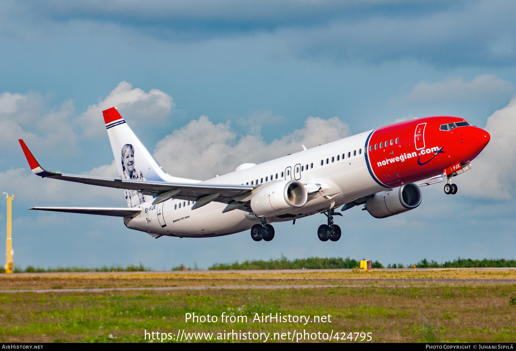 Aircraft Photo of EI-FJX | Boeing 737-800 | Norwegian | AirHistory.net #424795