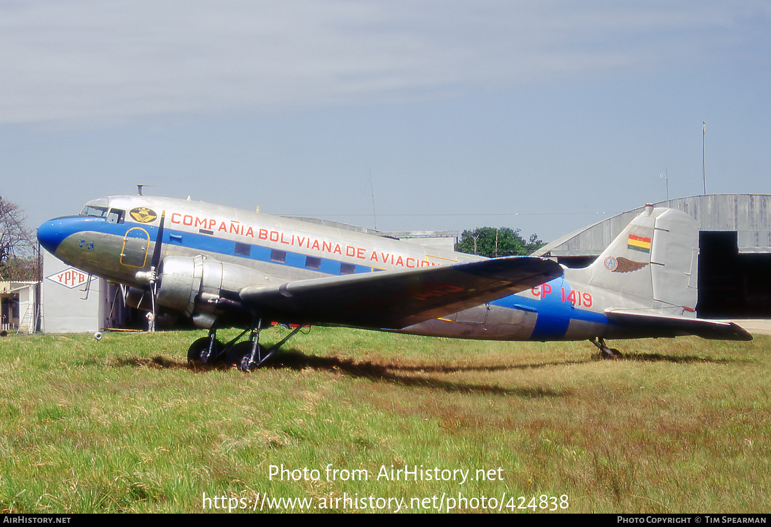 Aircraft Photo of CP-1419 | Douglas C-47D Skytrain | Compañía Boliviana de Aviación | AirHistory.net #424838