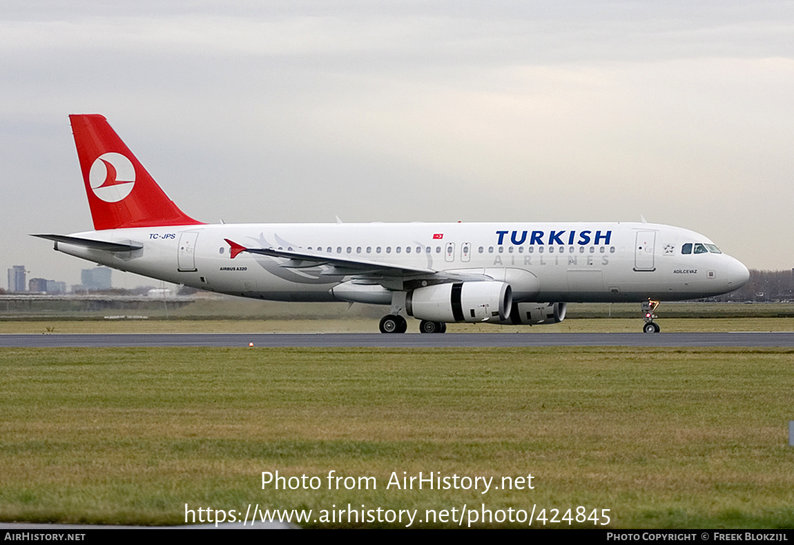 Aircraft Photo of TC-JPS | Airbus A320-232 | Turkish Airlines | AirHistory.net #424845