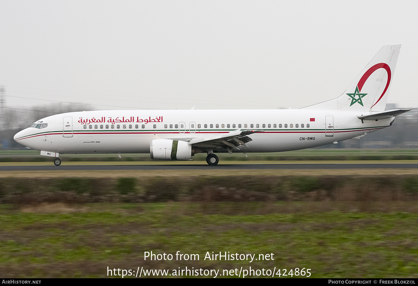 Aircraft Photo of CN-RMG | Boeing 737-4B6 | Royal Air Maroc - RAM | AirHistory.net #424865