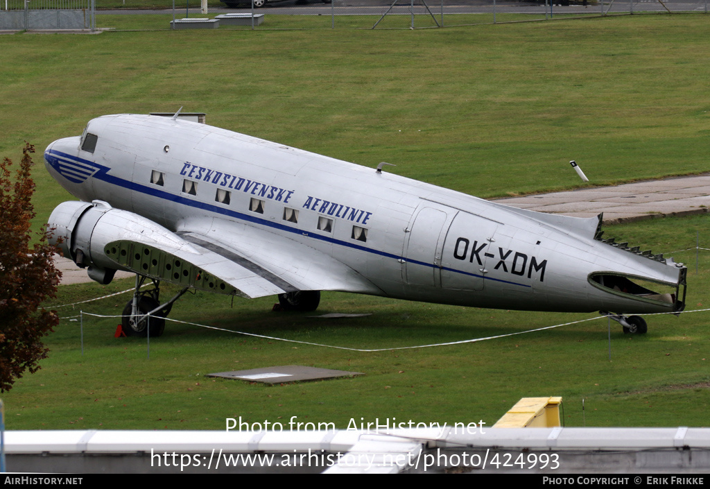 Aircraft Photo of OK-XDM | Douglas DC-3-229 | ČSA - Československé Aerolinie - Czechoslovak Airlines | AirHistory.net #424993