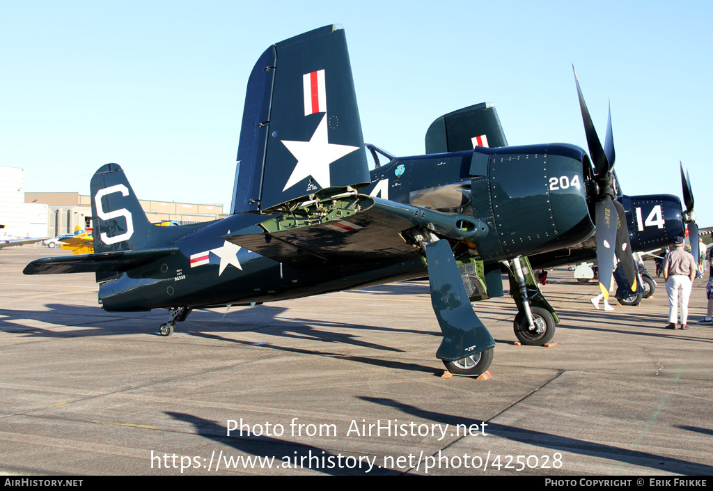 Aircraft Photo of N58204 / 95255 | Grumman F8F-1 Bearcat | USA - Navy | AirHistory.net #425028