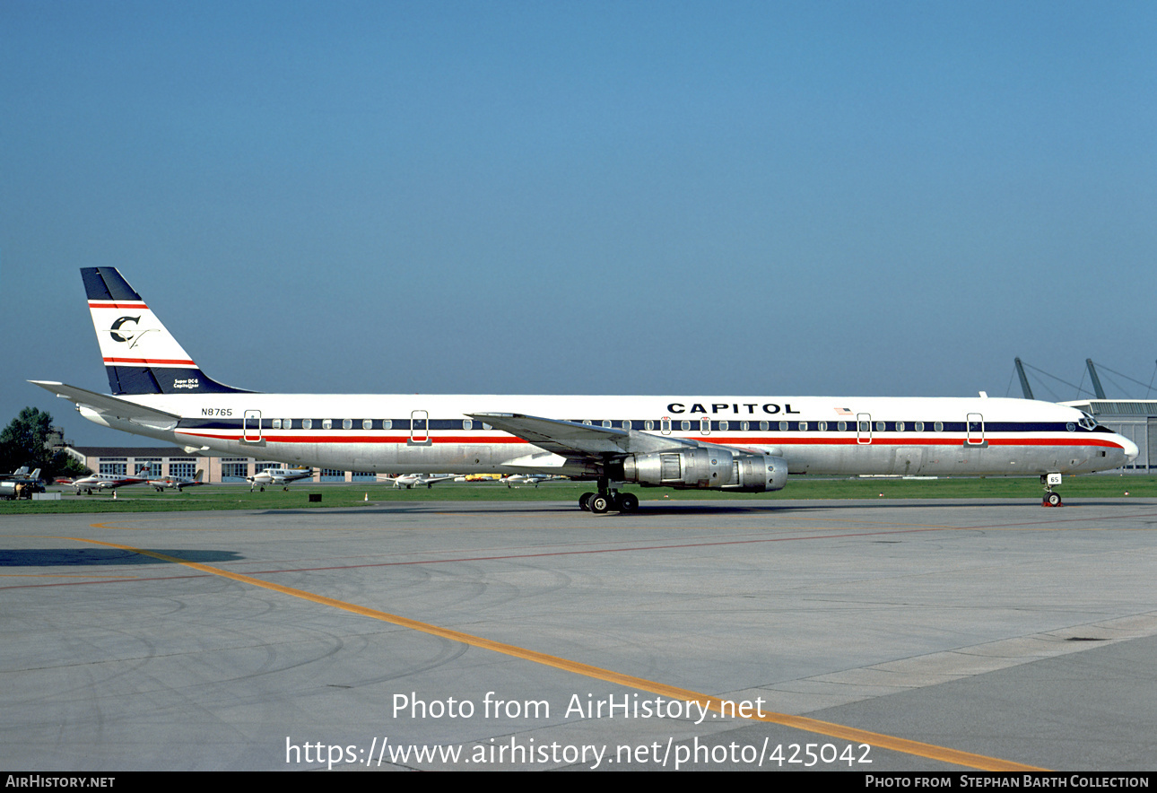 Aircraft Photo of N8765 | McDonnell Douglas DC-8-61 | Capitol International Airways | AirHistory.net #425042