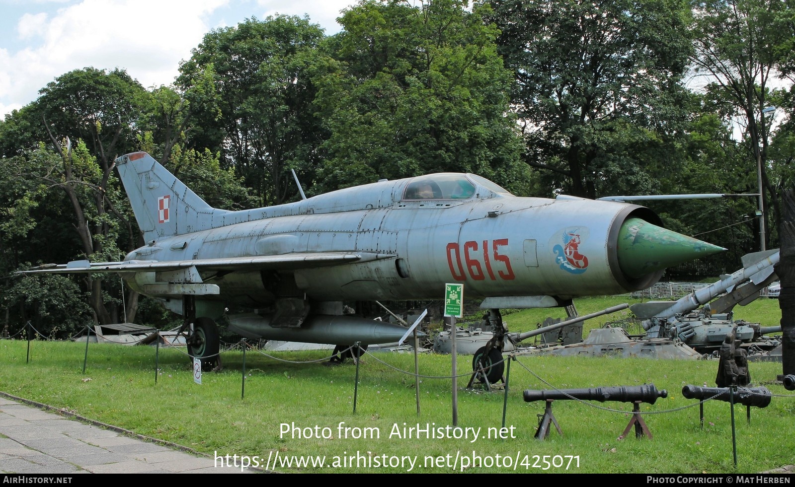 Aircraft Photo of 0615 | Mikoyan-Gurevich MiG-21PF | Poland - Air Force | AirHistory.net #425071