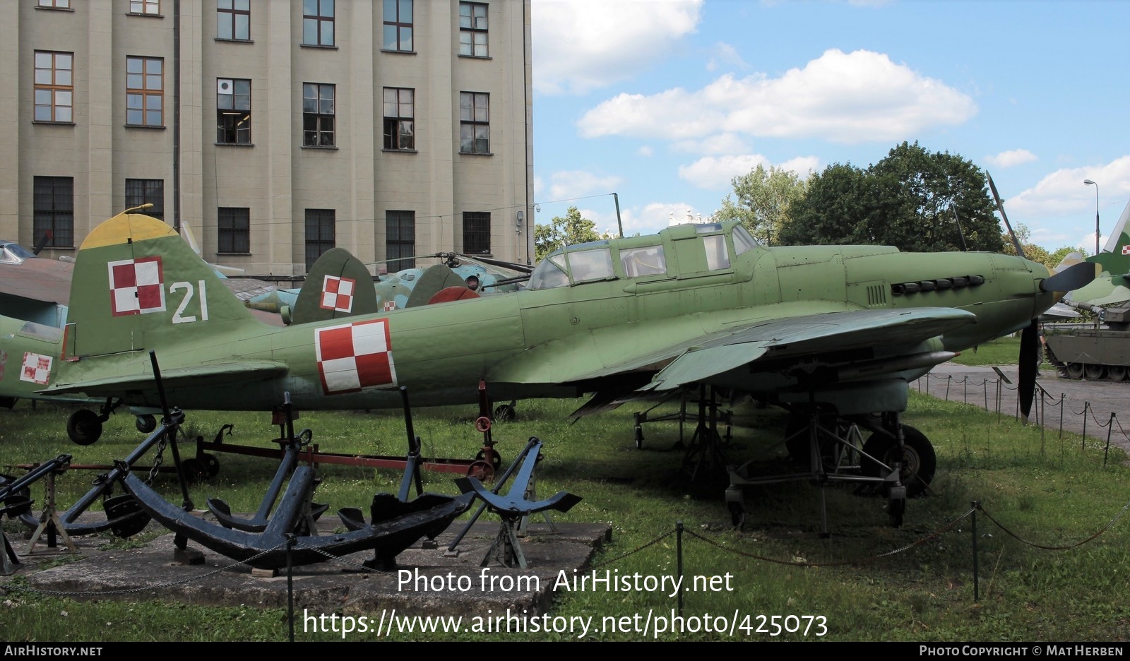 Aircraft Photo of 21 | Ilyushin Il-2M3 Shturmovik | Poland - Air Force | AirHistory.net #425073