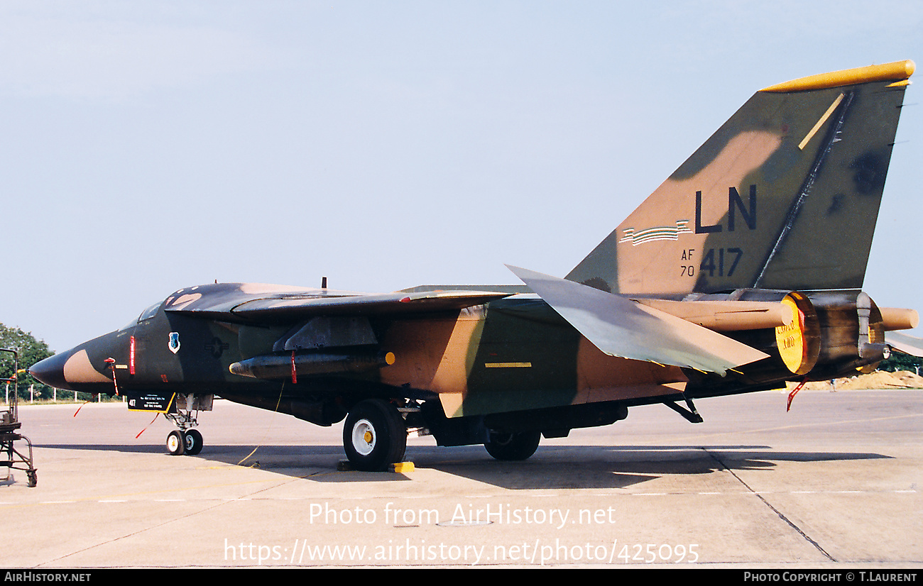 Aircraft Photo of 70-2417 | General Dynamics F-111F Aardvark | USA - Air Force | AirHistory.net #425095