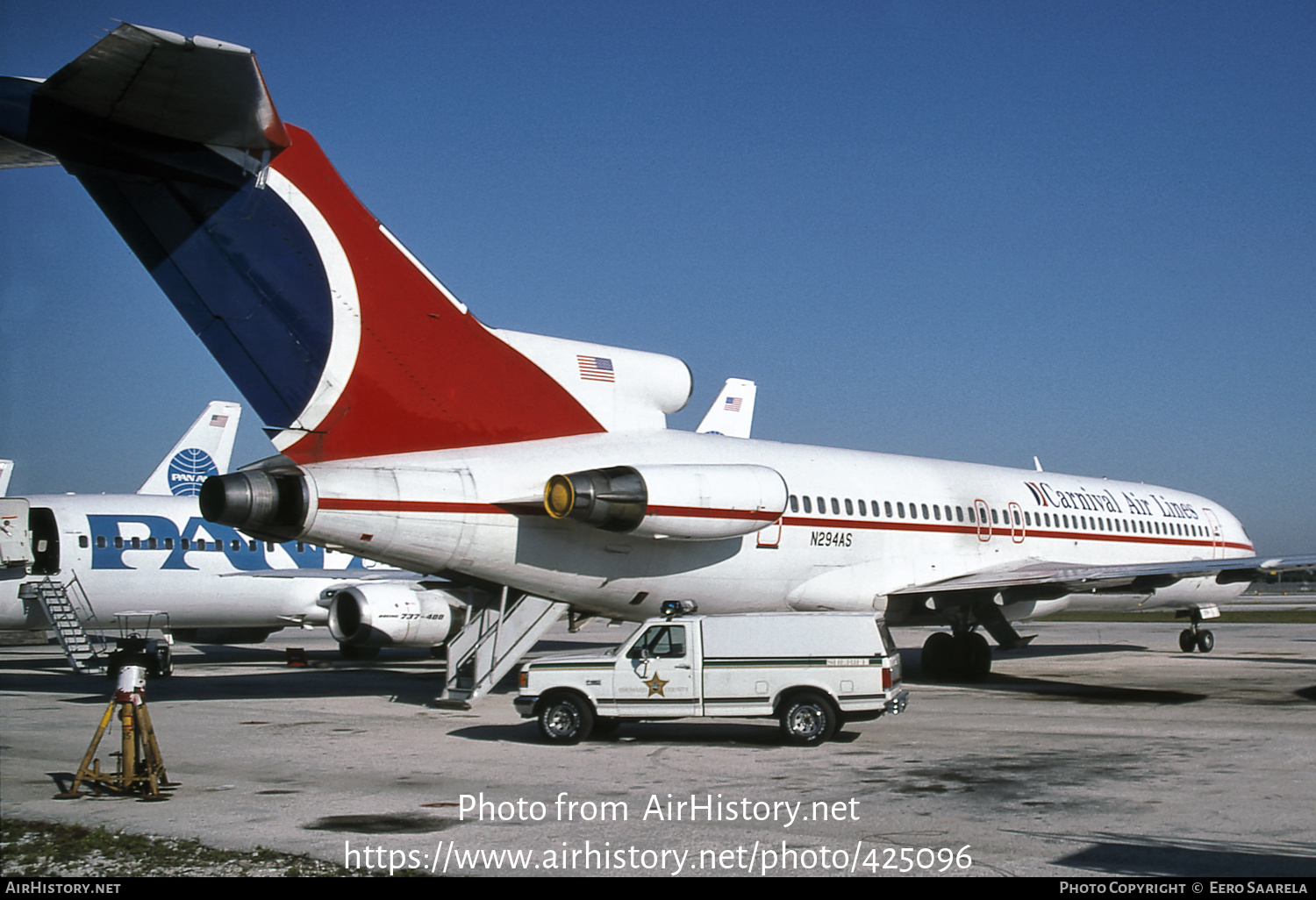 Aircraft Photo of N294AS | Boeing 727-290/Adv | Carnival Air Lines | AirHistory.net #425096