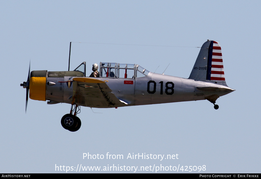 Aircraft Photo of N27003 / 41-21178 | Vultee BT-13A Valiant | Commemorative Air Force | USA - Air Force | AirHistory.net #425098