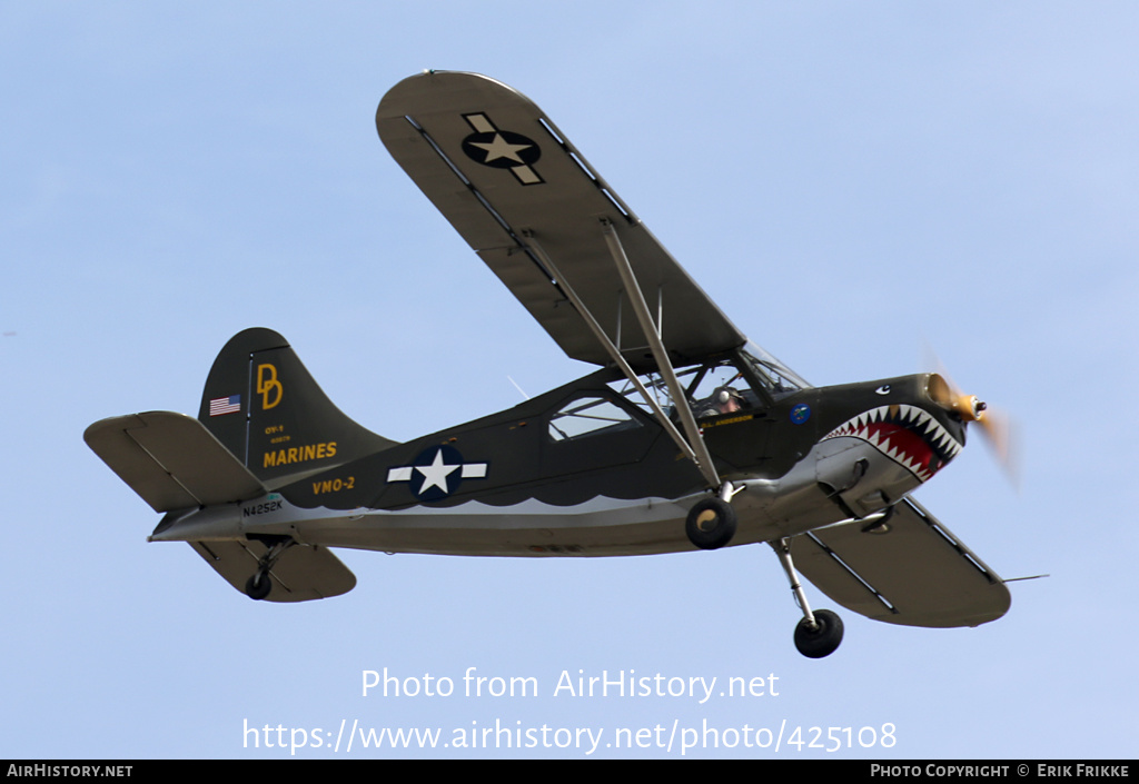 Aircraft Photo of N4252K / 03879 | Stinson OY-1 Sentinel | USA - Marines | AirHistory.net #425108