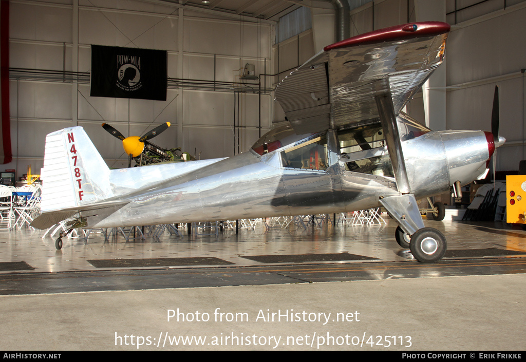 Aircraft Photo of N478TF | Luscombe T8F Silvaire | AirHistory.net #425113