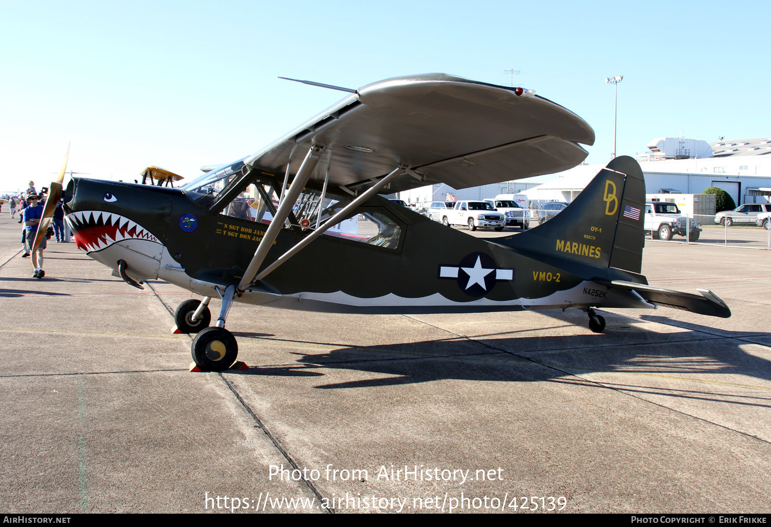 Aircraft Photo of N4252K / 03879 | Stinson OY-1 Sentinel | USA - Marines | AirHistory.net #425139