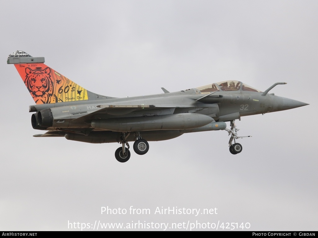 Aircraft Photo of 32 | Dassault Rafale M | France - Navy | AirHistory.net #425140