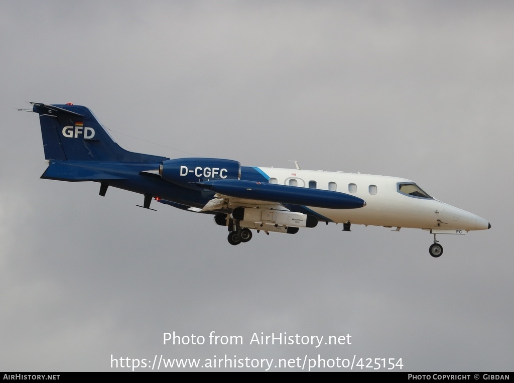 Aircraft Photo of D-CGFC | Gates Learjet 35A | GFD - Gesellschaft für Flugzieldarstellung | AirHistory.net #425154