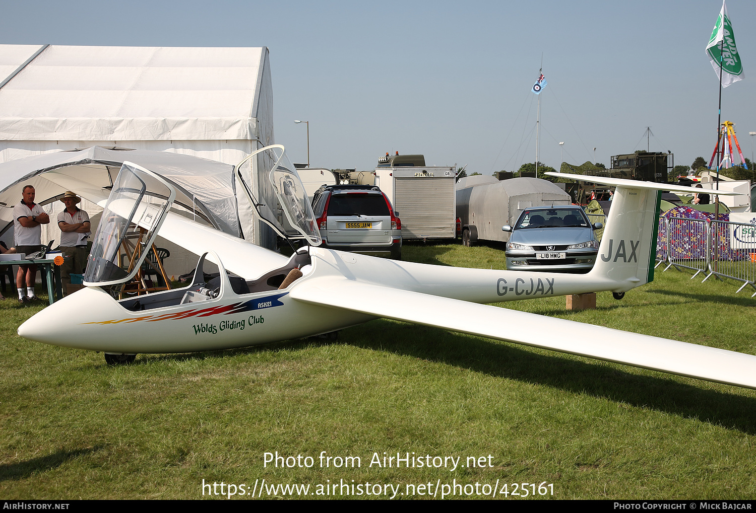 Aircraft Photo of G-CJAX | Schleicher ASK-21 | Wolds Gliding Club | AirHistory.net #425161