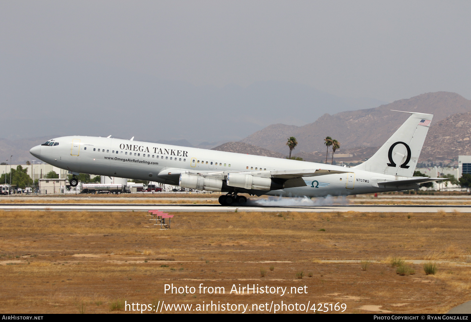 Aircraft Photo of N707MQ | Boeing 707-368C | Omega Aerial Refueling Services | AirHistory.net #425169