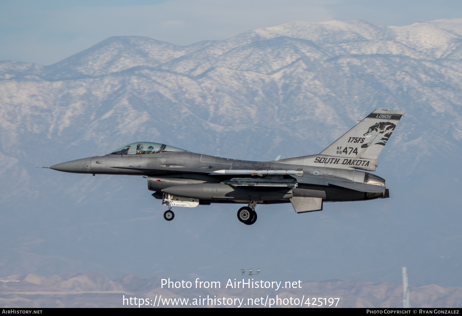 Aircraft Photo of 88-0474 / AF88-474 | General Dynamics F-16CM Fighting Falcon | USA - Air Force | AirHistory.net #425197