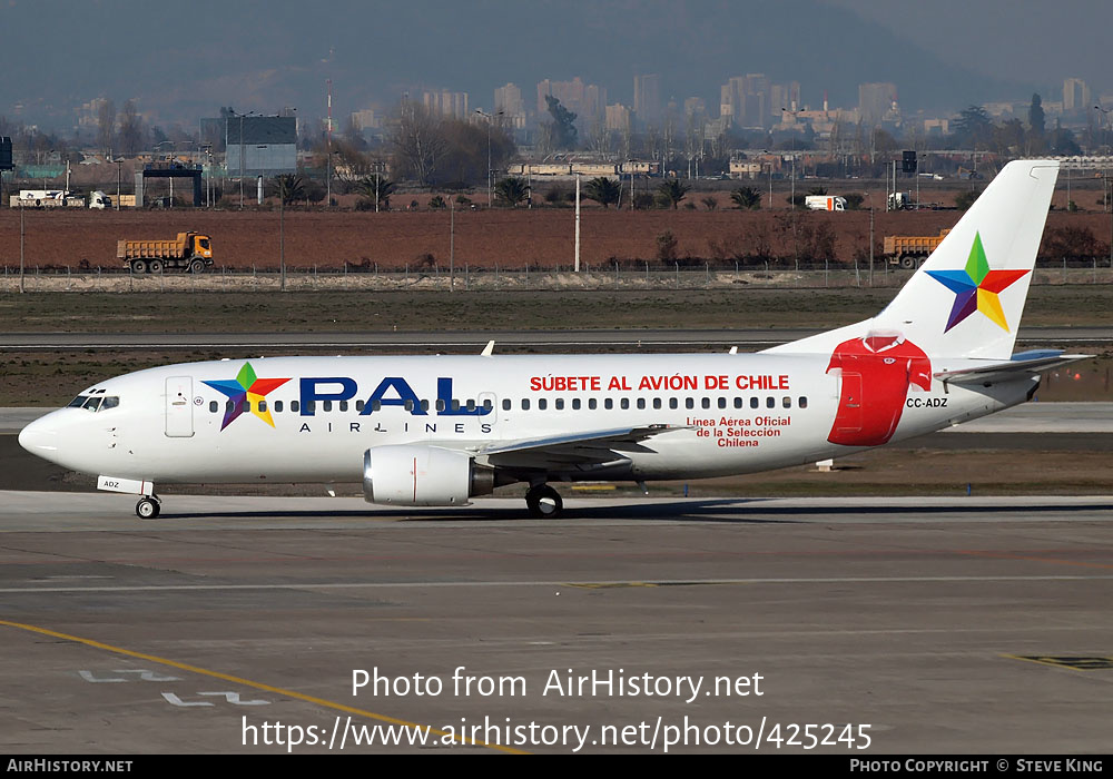 Aircraft Photo of CC-ADZ | Boeing 737-3G7 | PAL Airlines - Principal Airlines | AirHistory.net #425245