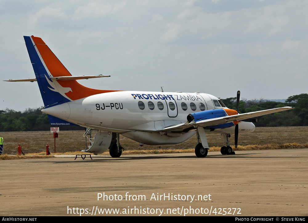 Aircraft Photo of 9J-PCU | British Aerospace BAe-3201 Jetstream 32 | Proflight Zambia | AirHistory.net #425272