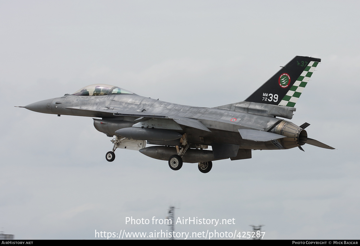 Aircraft Photo of MM7239 | General Dynamics F-16A/ADF Fighting Falcon | Italy - Air Force | AirHistory.net #425287