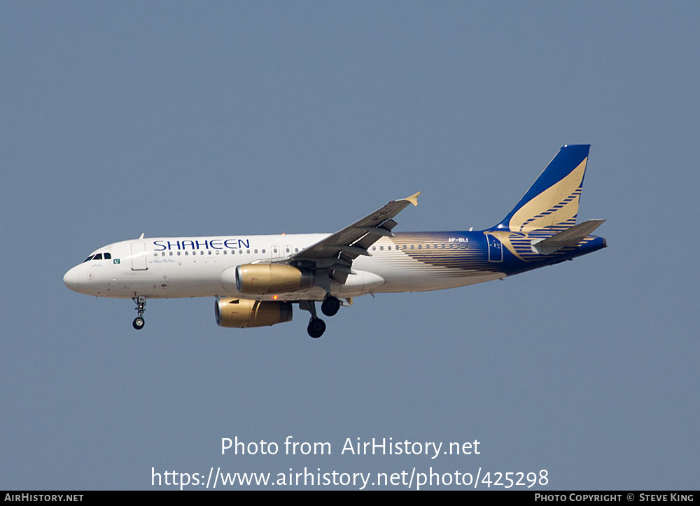 Aircraft Photo of AP-BLI | Airbus A320-232 | Shaheen Air International | AirHistory.net #425298