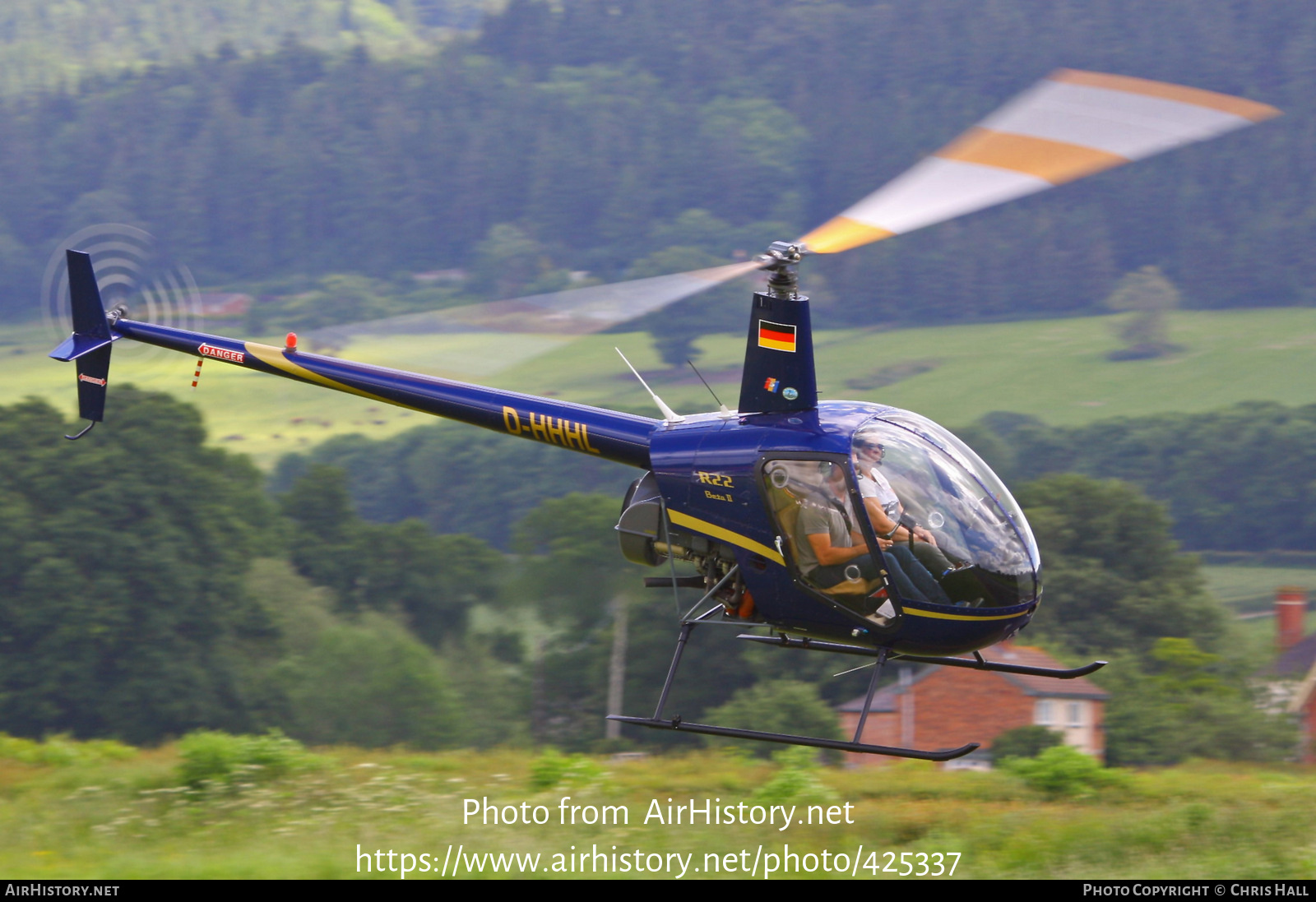 Aircraft Photo of D-HHHL | Robinson R-22 Beta II | AirHistory.net #425337