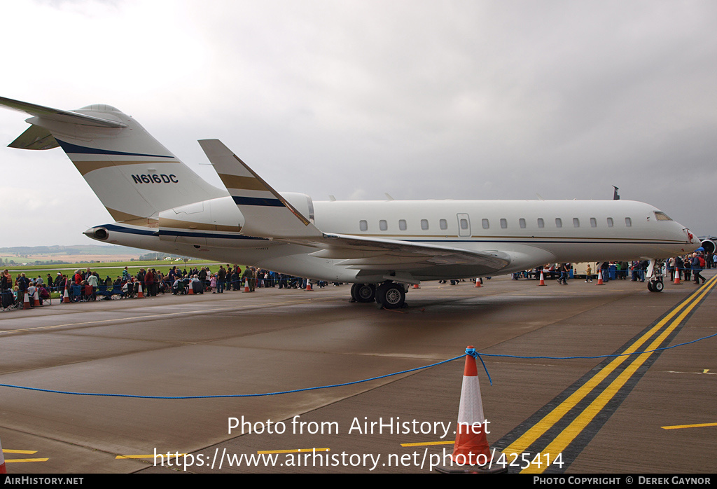 Aircraft Photo of N616DC | Bombardier Global Express (BD-700-1A10) | AirHistory.net #425414