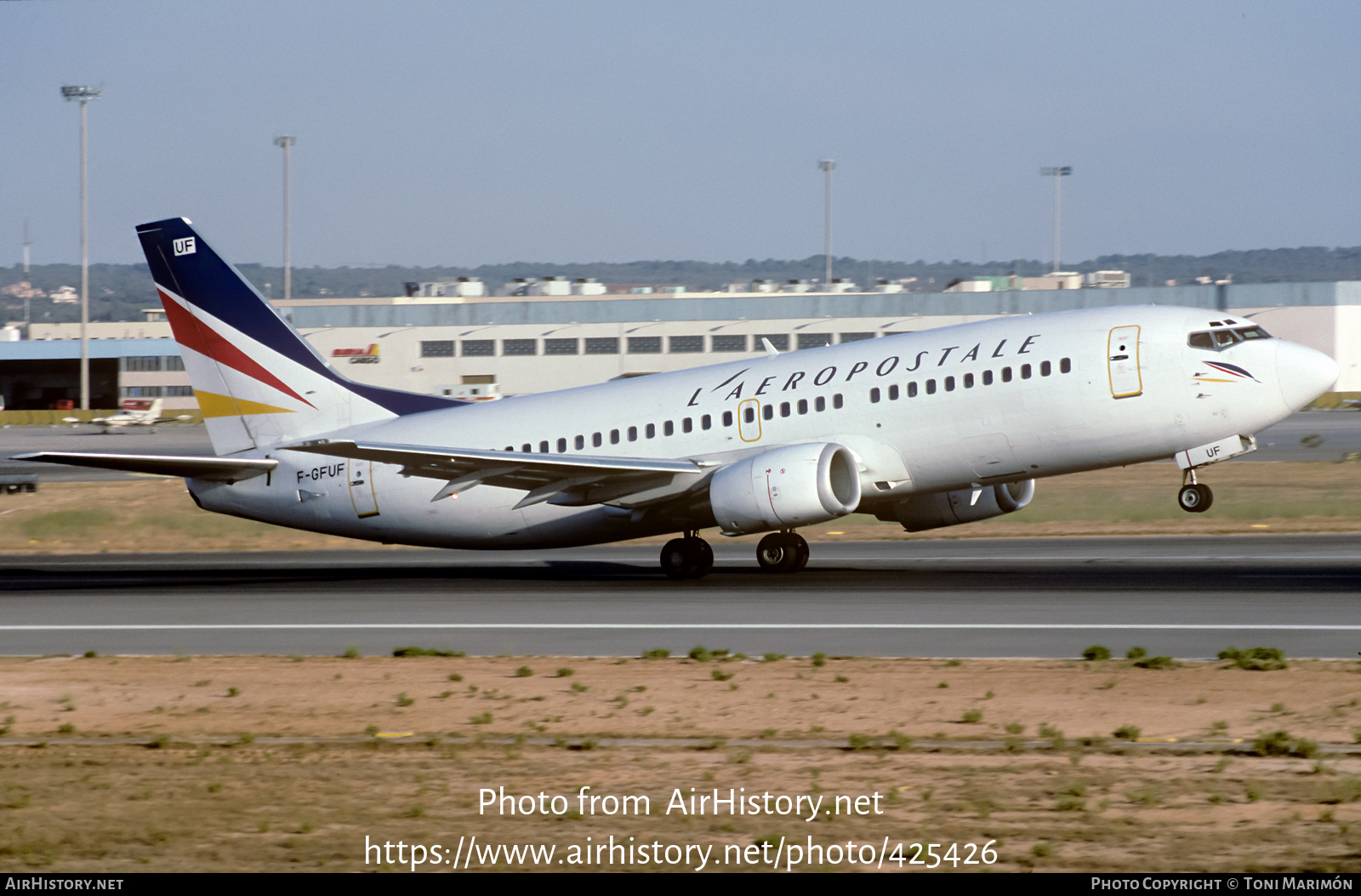 Aircraft Photo of F-GFUF | Boeing 737-3B3(QC) | L'Aeropostale | AirHistory.net #425426