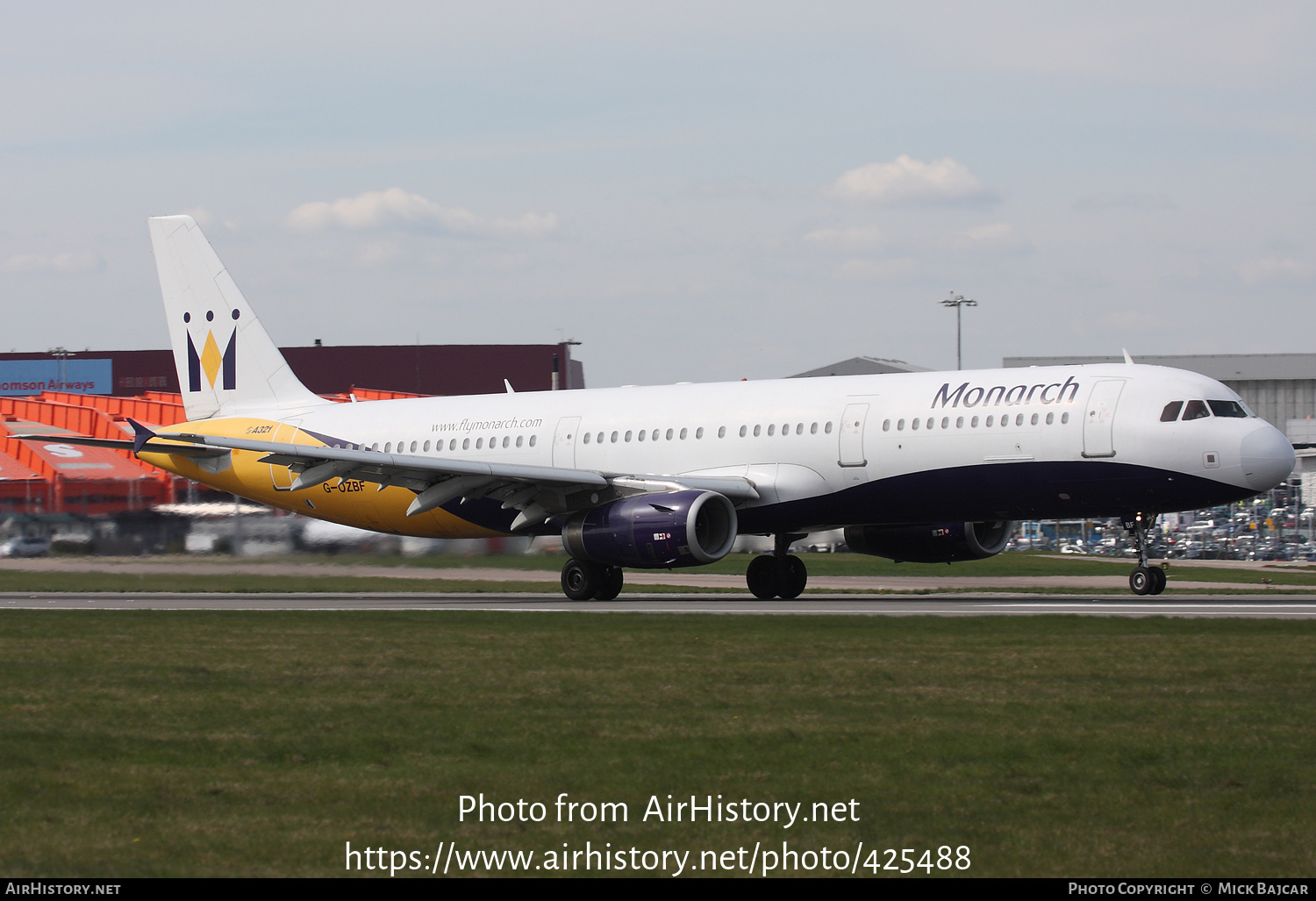 Aircraft Photo of G-OZBF | Airbus A321-231 | Monarch Airlines | AirHistory.net #425488