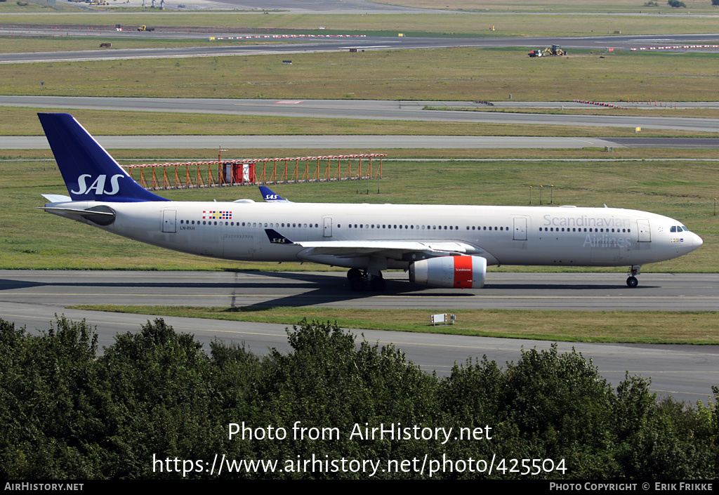 Aircraft Photo of LN-RKH | Airbus A330-343E | Scandinavian Airlines - SAS | AirHistory.net #425504