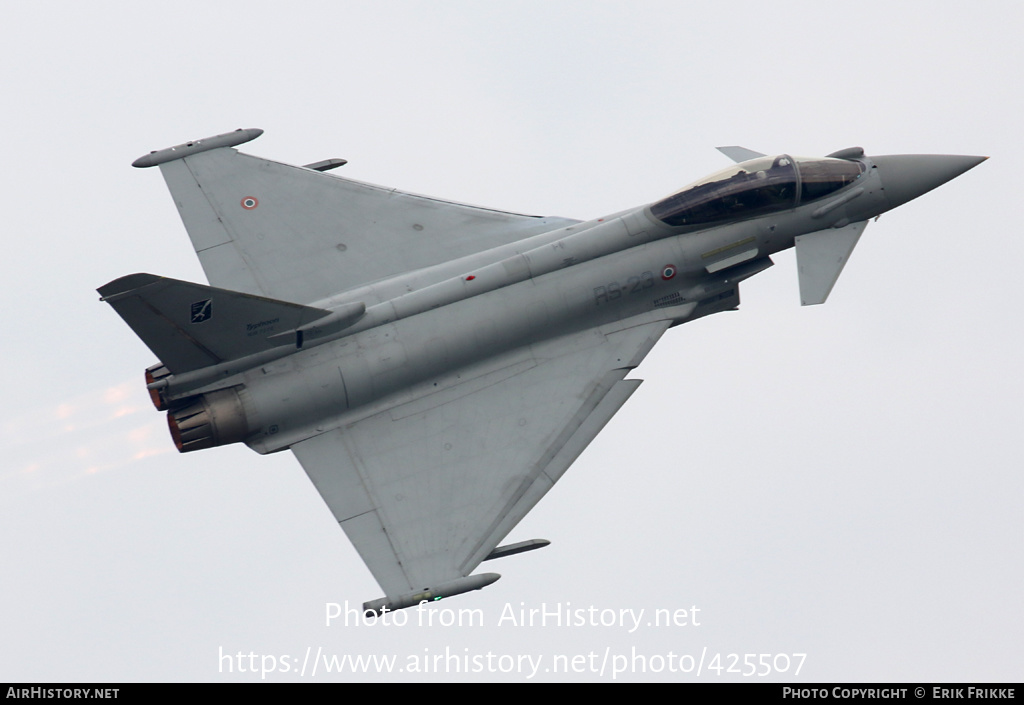 Aircraft Photo of MM7278 | Eurofighter EF-2000 Typhoon S | Italy - Air Force | AirHistory.net #425507