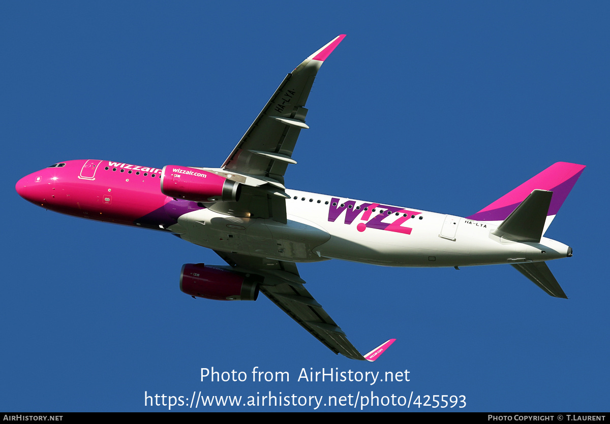 Aircraft Photo of HA-LYA | Airbus A320-232 | Wizz Air | AirHistory.net #425593