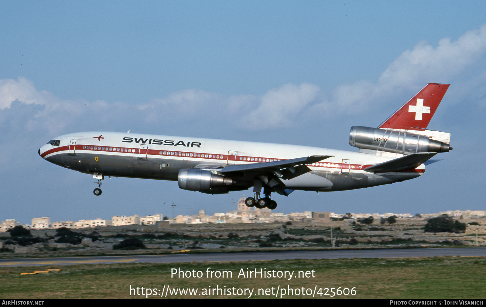 Aircraft Photo of HB-IHB | McDonnell Douglas DC-10-30 | Swissair | AirHistory.net #425606