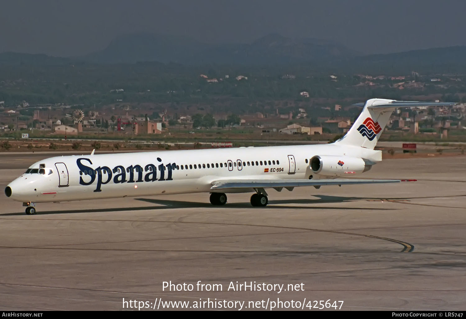 Aircraft Photo of EC-894 | McDonnell Douglas MD-82 (DC-9-82) | Spanair | AirHistory.net #425647