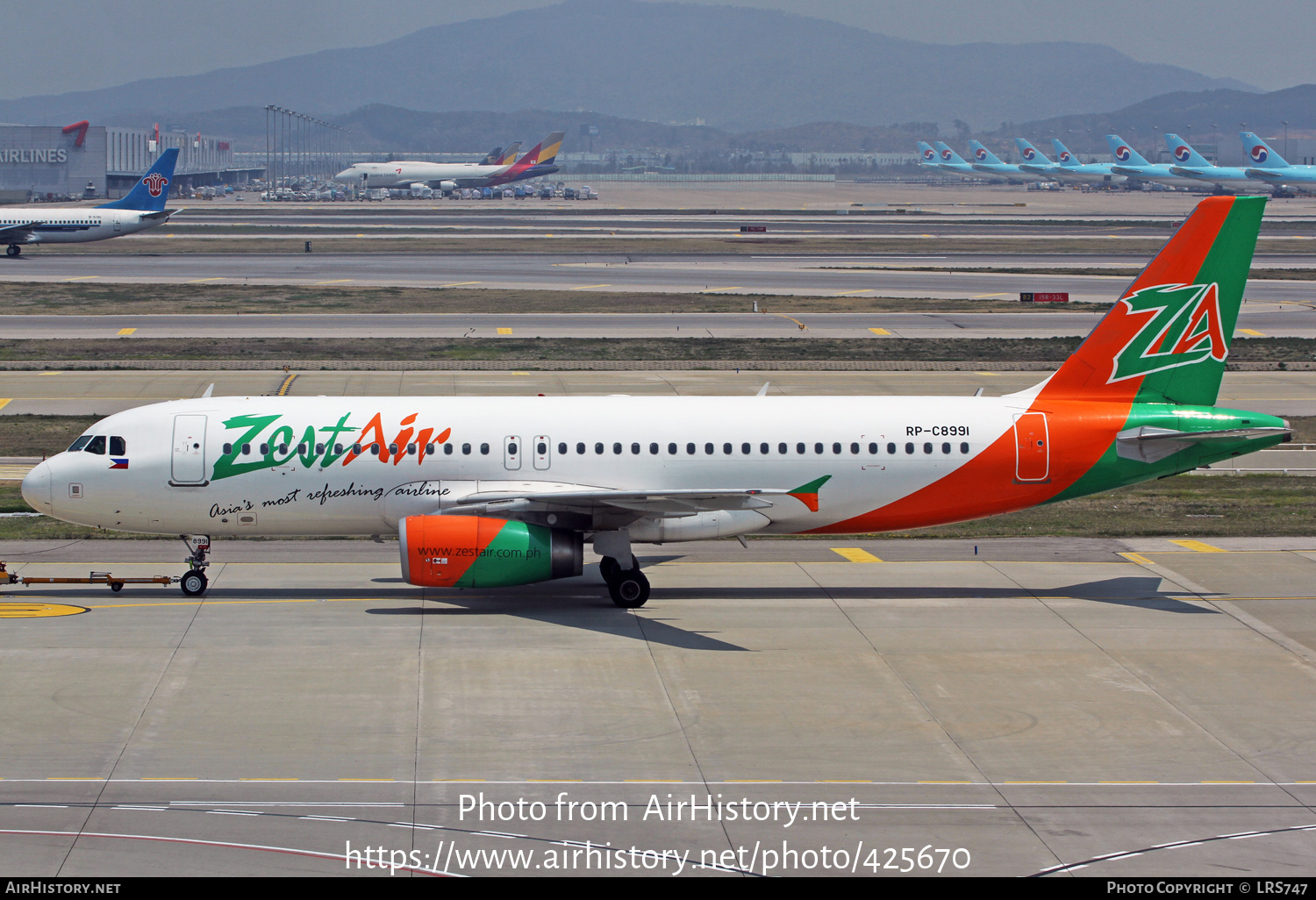 Aircraft Photo of RP-C8991 | Airbus A320-232 | Zest Air | AirHistory.net #425670