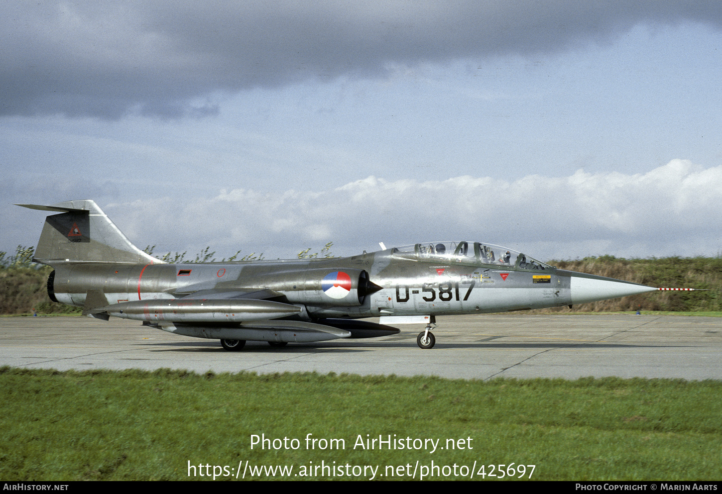 Aircraft Photo of D-5817 | Lockheed TF-104G Starfighter | Netherlands - Air Force | AirHistory.net #425697