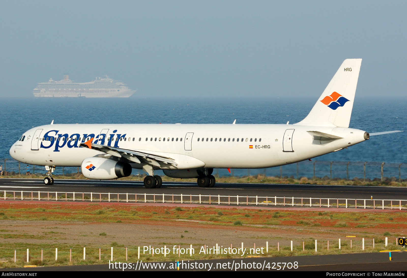 Aircraft Photo of EC-HRG | Airbus A321-231 | Spanair | AirHistory.net #425708