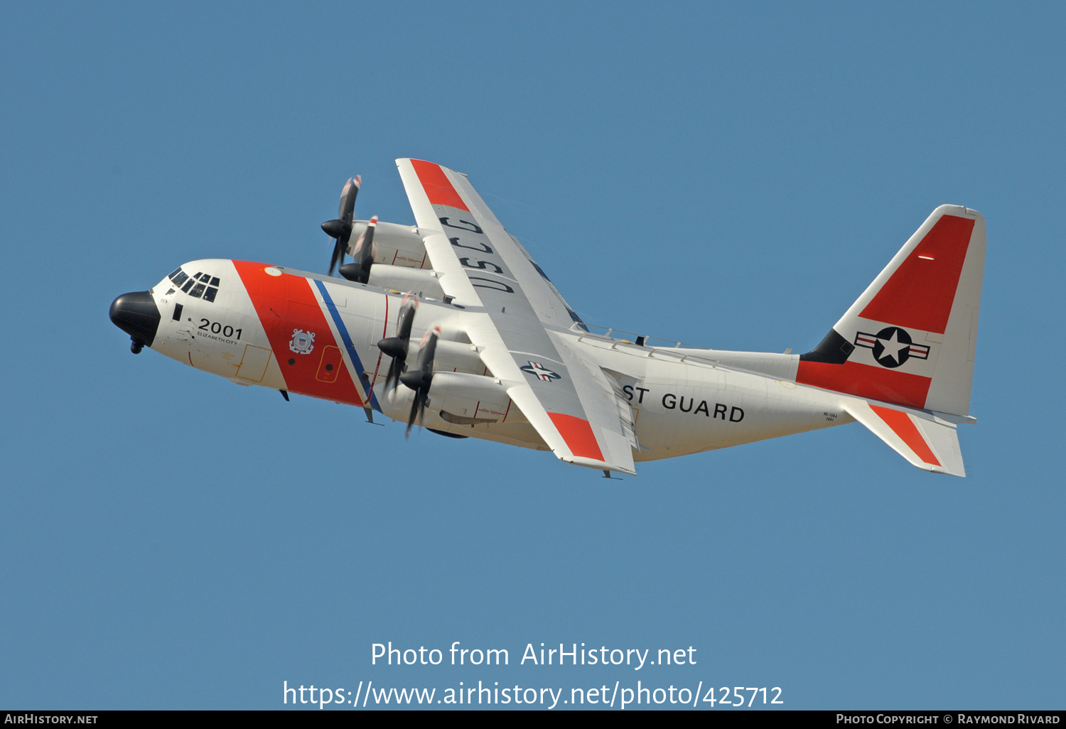 Aircraft Photo of 2001 | Lockheed Martin HC-130J Hercules | USA - Coast Guard | AirHistory.net #425712