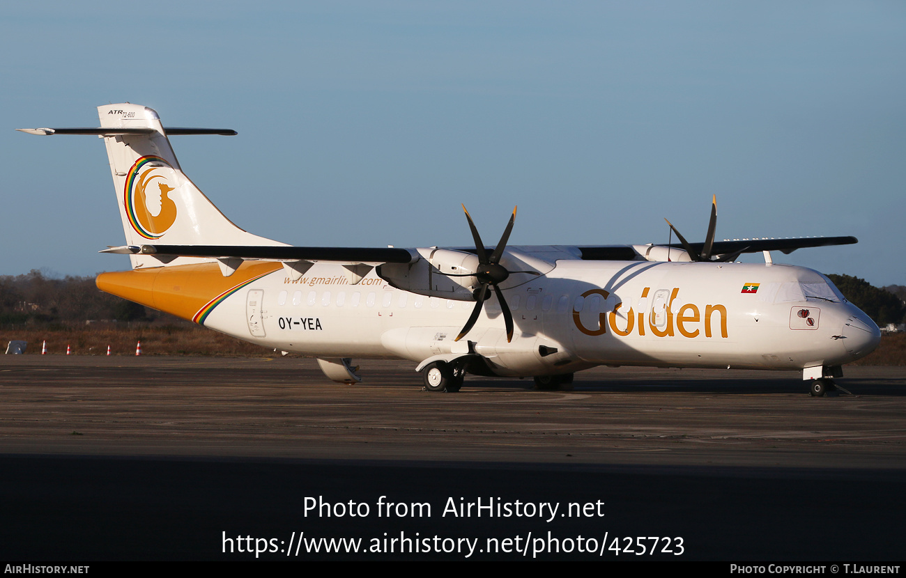 Aircraft Photo of OY-YEA | ATR ATR-72-600 (ATR-72-212A) | Golden Myanmar Airlines | AirHistory.net #425723