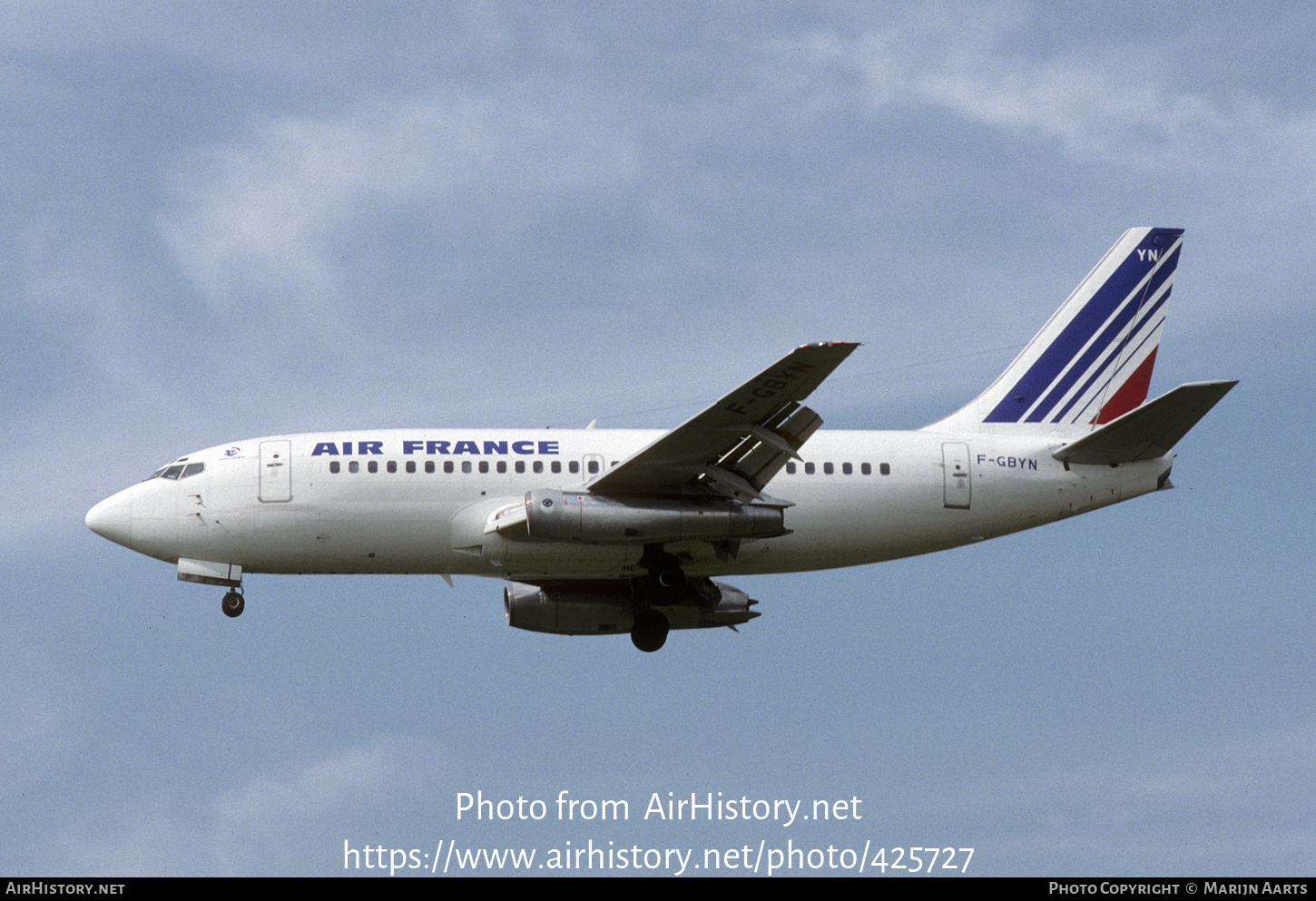 Aircraft Photo of F-GBYN | Boeing 737-228/Adv | Air France | AirHistory.net #425727