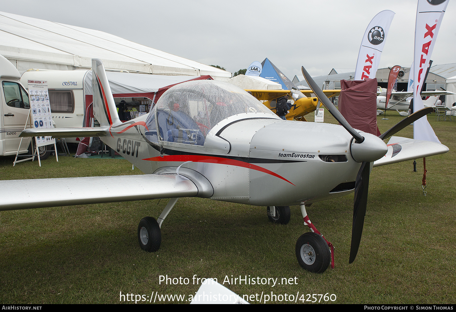 Aircraft Photo of G-CGVT | Cosmik EV-97 TeamEurostar UK | AirHistory.net #425760