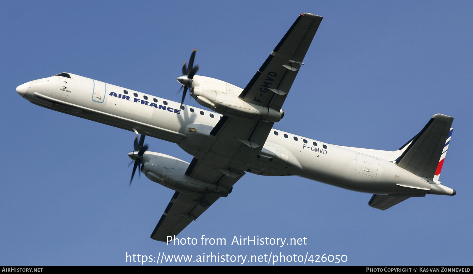 Aircraft Photo of F-GMVD | Saab 2000 | Air France | AirHistory.net #426050