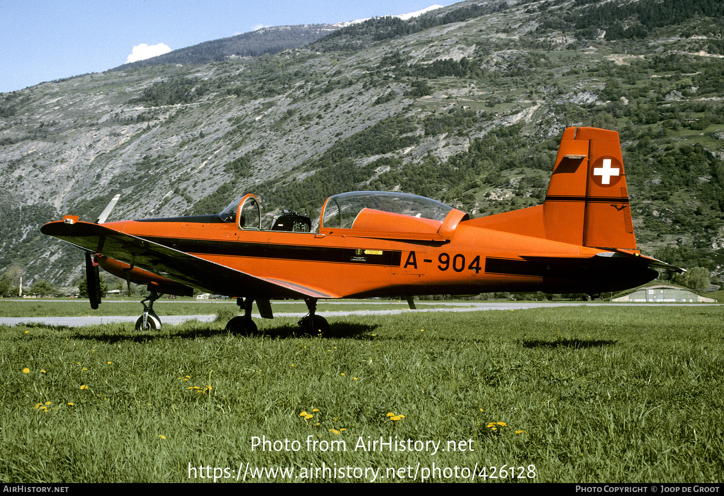 Aircraft Photo of A-904 | Pilatus PC-7 | Switzerland - Air Force | AirHistory.net #426128