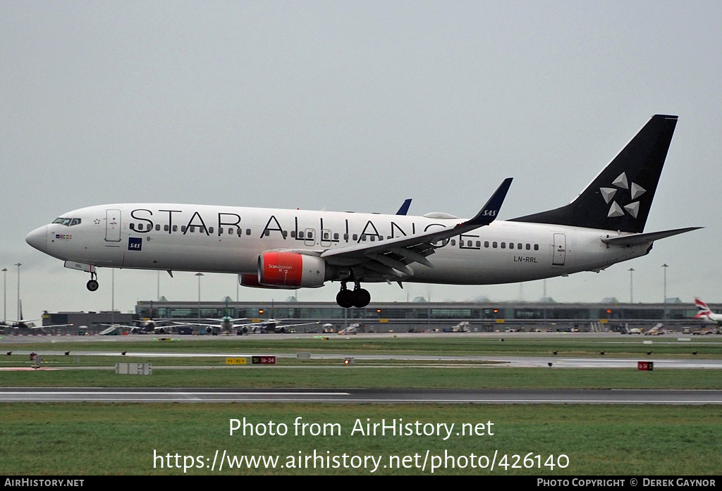 Aircraft Photo of LN-RRL | Boeing 737-883 | Scandinavian Airlines - SAS | AirHistory.net #426140