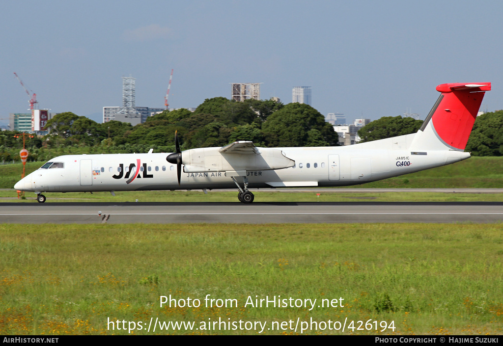 Aircraft Photo of JA851C | Bombardier DHC-8-402 Dash 8 | Japan Airlines - JAL | AirHistory.net #426194