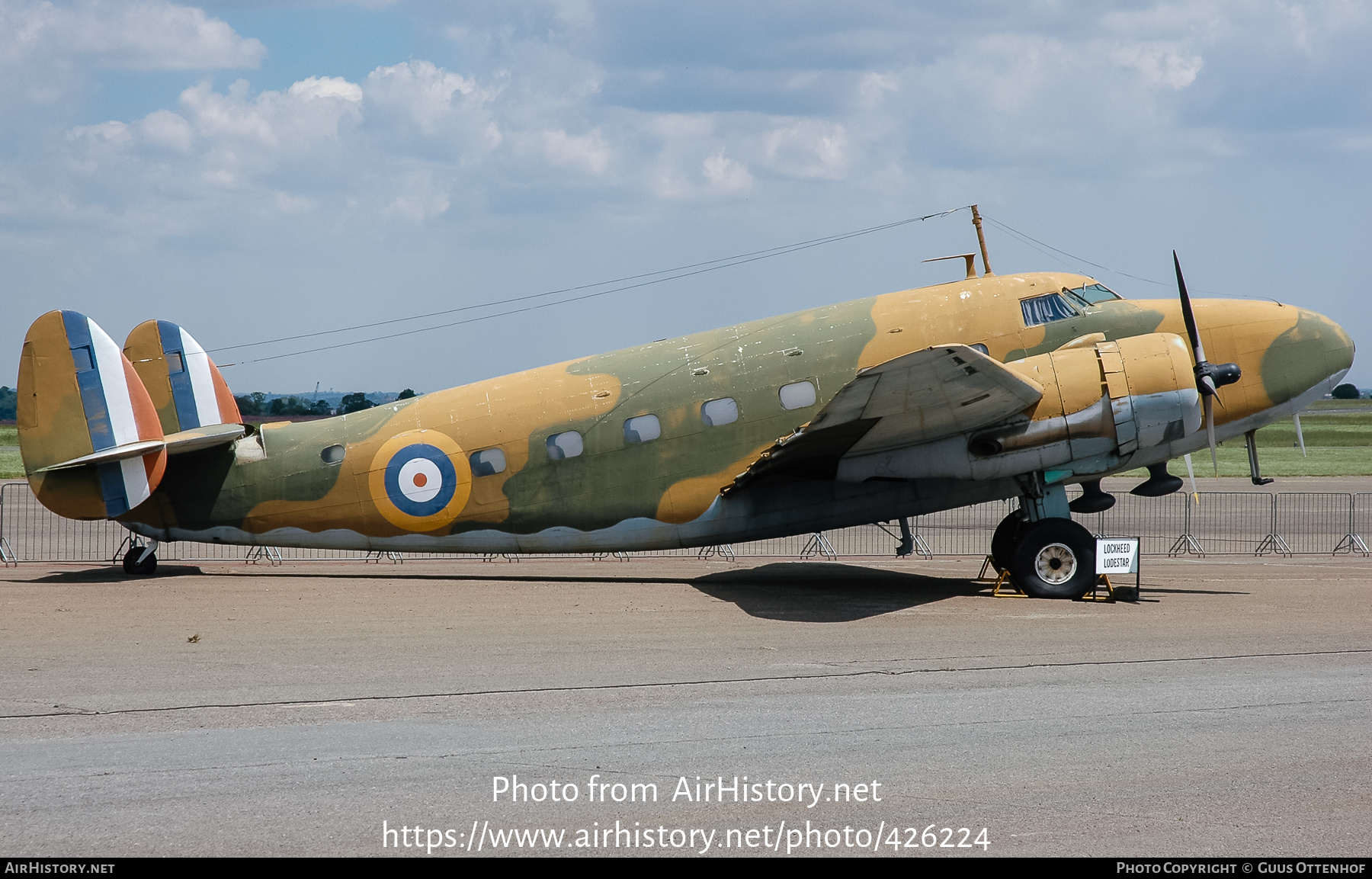 Aircraft Photo of No Reg | Lockheed 18-08 Lodestar | South Africa - Air Force | AirHistory.net #426224