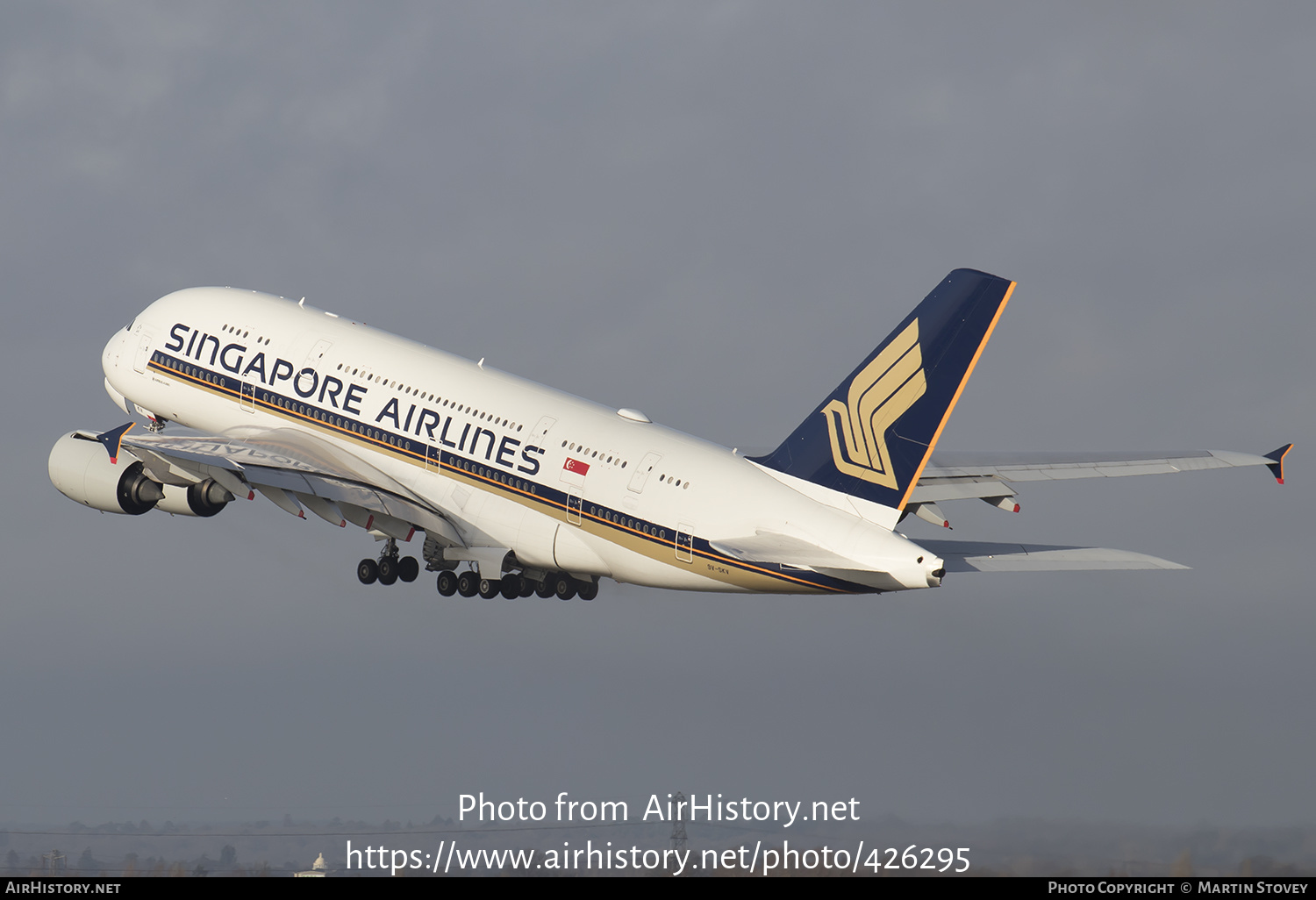 Aircraft Photo of 9V-SKV | Airbus A380-841 | Singapore Airlines | AirHistory.net #426295