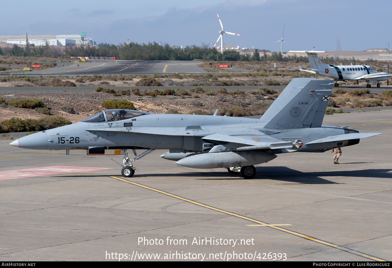 Aircraft Photo of C.15-39 | McDonnell Douglas EF-18A Hornet | Spain - Air Force | AirHistory.net #426393