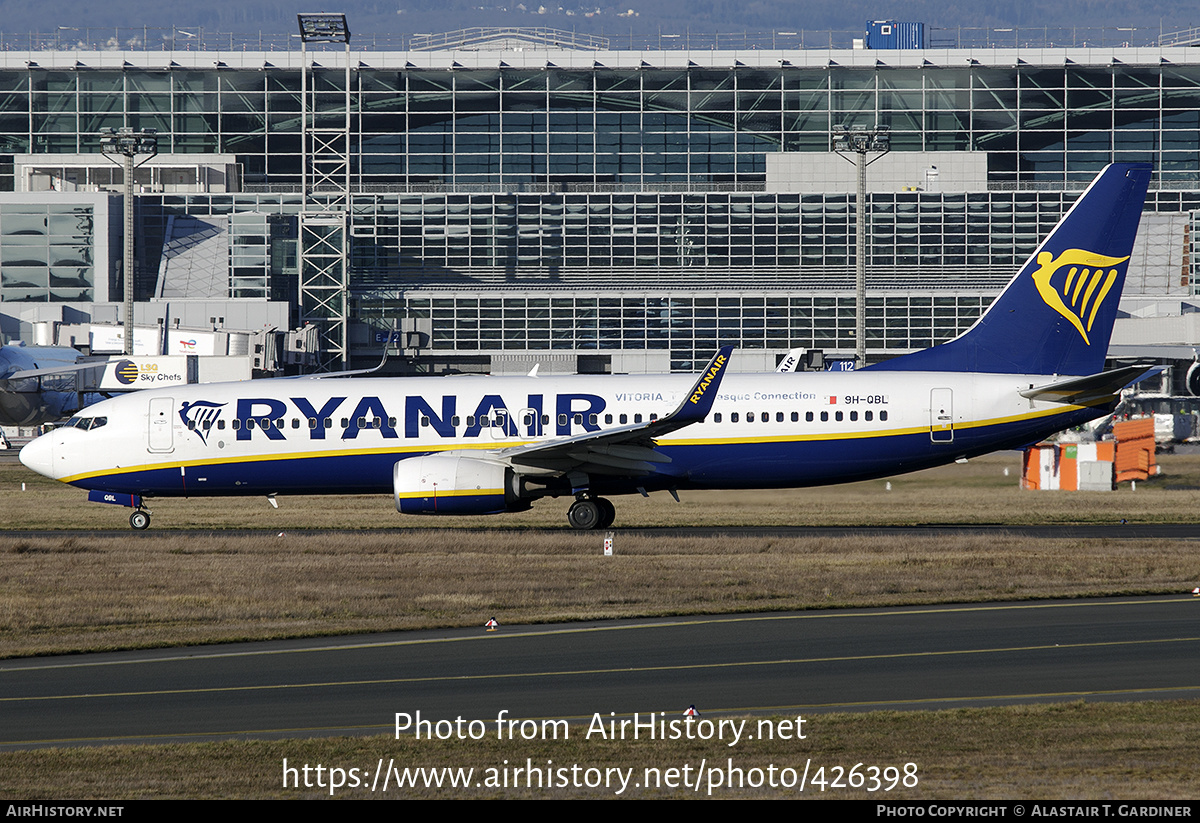 Aircraft Photo of 9H-QBL | Boeing 737-8AS | Ryanair | AirHistory.net #426398